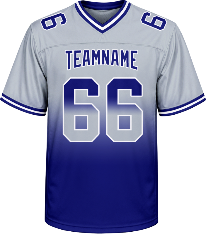 Custom Football Fan Shirt with Custom Lettering Team Uniform