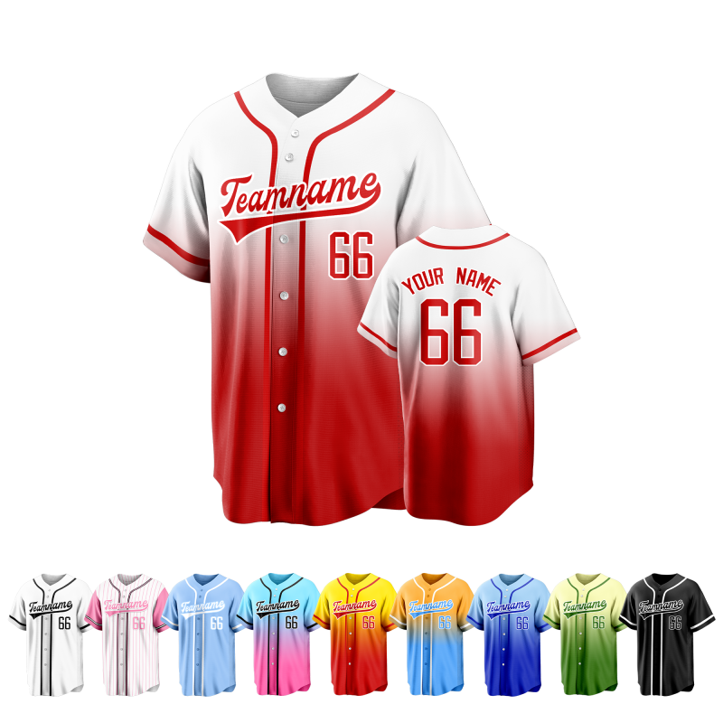 Custom Baseball Uniform Embroidered Team Logo for Men Women Youth Kids
