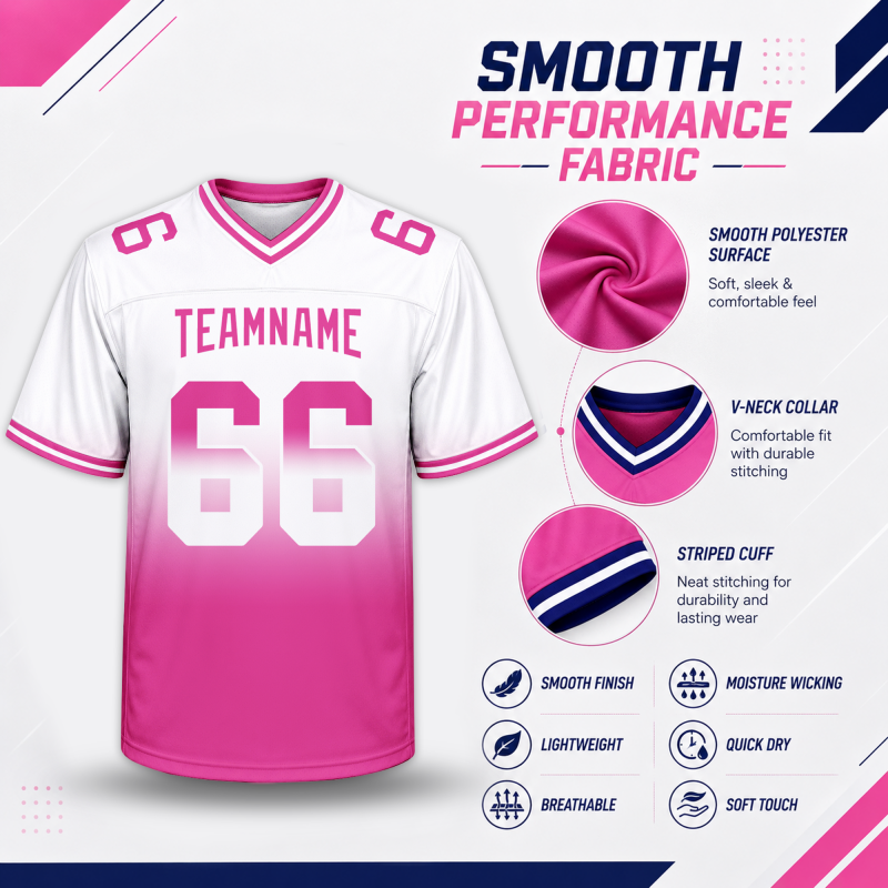 Custom American Football Jersey for Student Groups