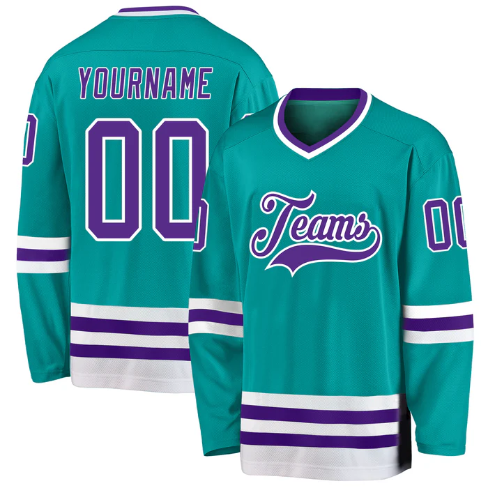 Custom Hockey Fan Jersey for Youth Kids Preschool with Stitched Printed Name Number Logo for Team Uniforms