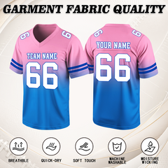 Varsity Custom Football Fan Shirt Stitched Printed Team Customization