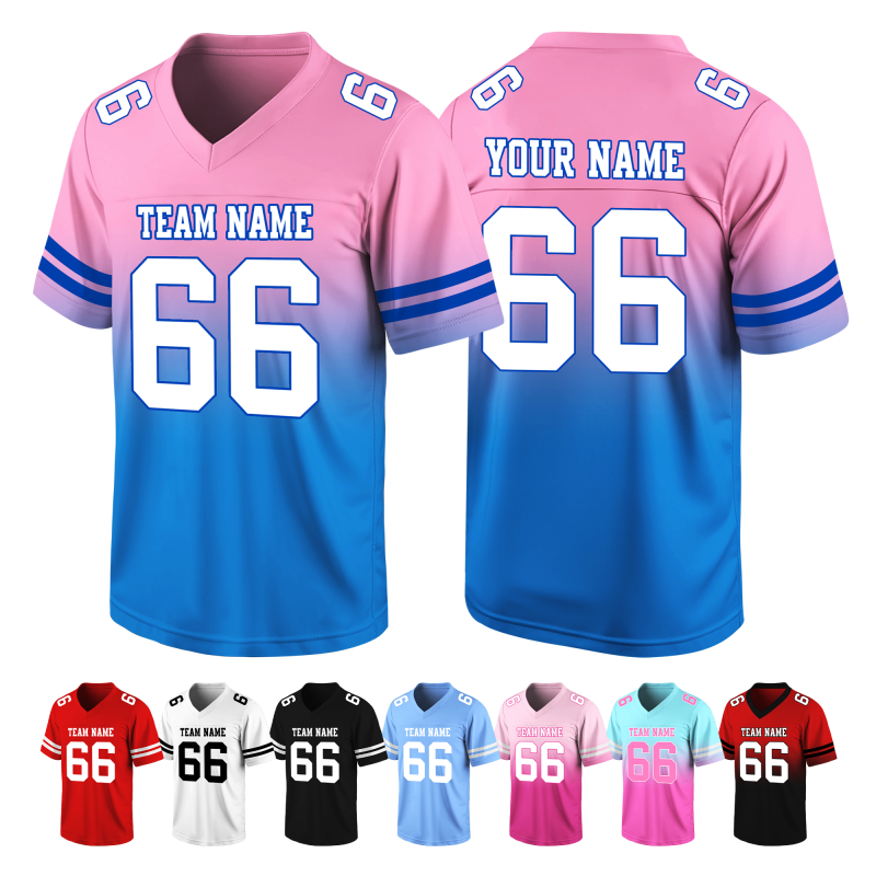 Varsity Custom Football Fan Shirt Stitched Printed Team Customization