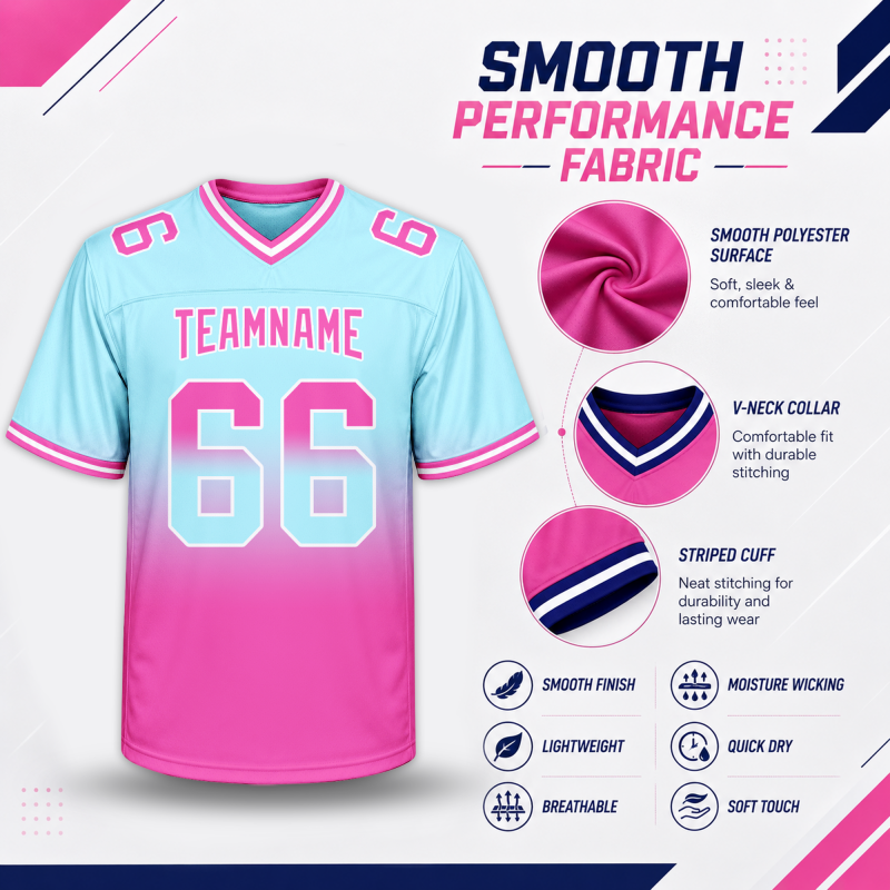 Custom Youth Football Jersey for Dance Teams and Birthday Gift