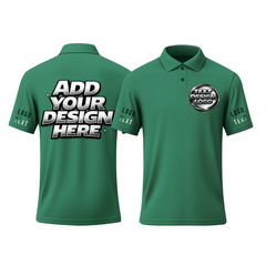 Custom Business Printed Polo Shirt with School Logo for Community Teams