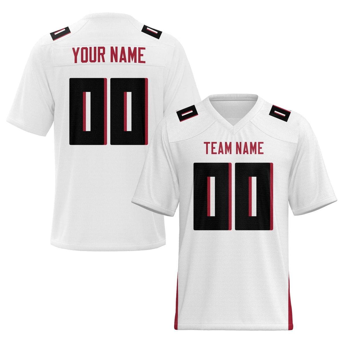 Personalized Football Jersey with Custom Team Logo for Cheer Squads