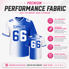 Stitched Printed Personalization Custom American Football Jersey with Sleeve Number