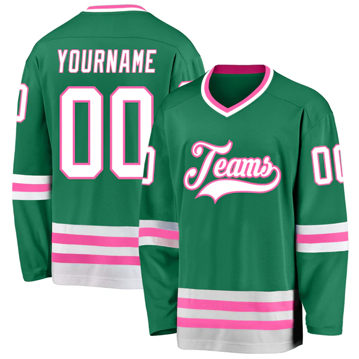 Custom Hockey Team Jersey Stitched Printed Name Number for Winter Sports Party for Teams Players Fans Men Women Youth Kids