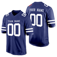 Custom Football Jersey with Custom Names and Numbers Stitched Printed Name Number Logo