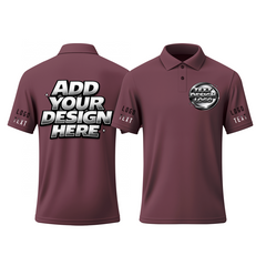 Performance Custom Business Printed Polo Shirt for Company Teams and Staff Uniform