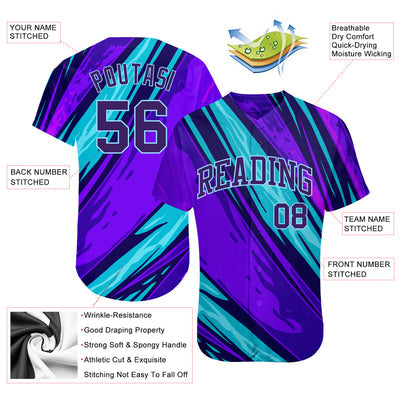 Custom Baseball Uniform with Player Name and Number