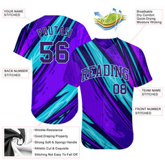Custom Baseball Uniform with Player Name and Number
