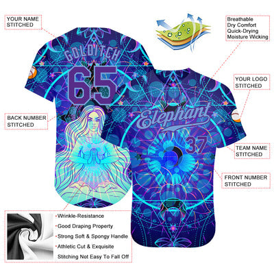 Mesh Custom Baseball Shirt with Personalized Team Logo