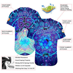 Mesh Custom Baseball Shirt with Personalized Team Logo