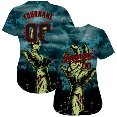 Cheer Team Personalized Baseball Jersey with Player Name and Number