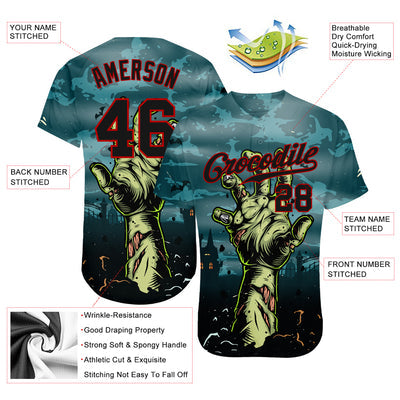 Cheer Team Personalized Baseball Jersey with Player Name and Number
