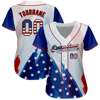 Custom Button Down Baseball Jersey Stitched Printed Name Number