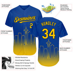 Custom Button Down Baseball Jersey Stitched Printed Name Number