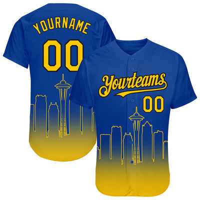 Custom Button Down Baseball Jersey Stitched Printed Name Number