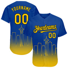 Custom Button Down Baseball Jersey Stitched Printed Name Number