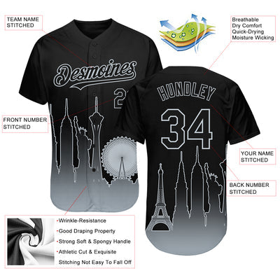 Custom Baseball Team Jersey Casual Stitched Printed