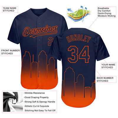 Tournament Style Custom Baseball Jersey Shirt with Player Name and Number