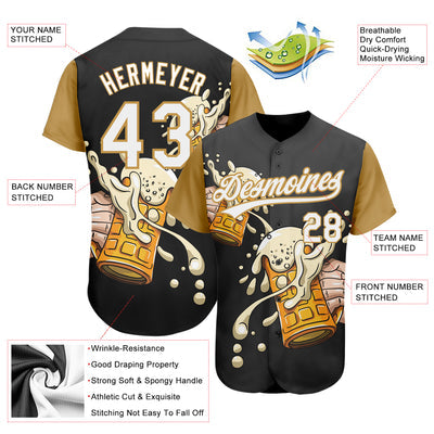 Retro Personalized Baseball Shirt with Custom Name Number