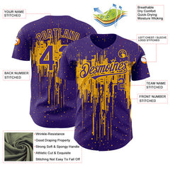 Custom Button Down Baseball Jersey with Name and Number for Class Reunion Groups