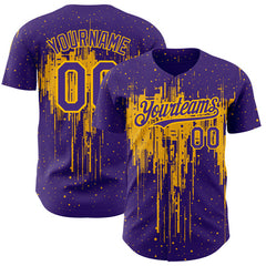 Custom Button Down Baseball Jersey with Name and Number for Class Reunion Groups