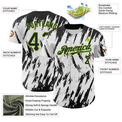 Personalized Baseball Jersey Pinstripe with Player Name and Number