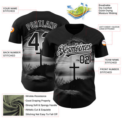 Custom Baseball Team Uniform Lightweight Stitched Printed