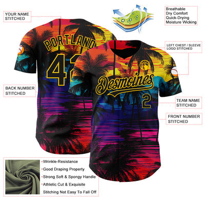 Custom Baseball Shirt with Custom Text and Number Sublimated