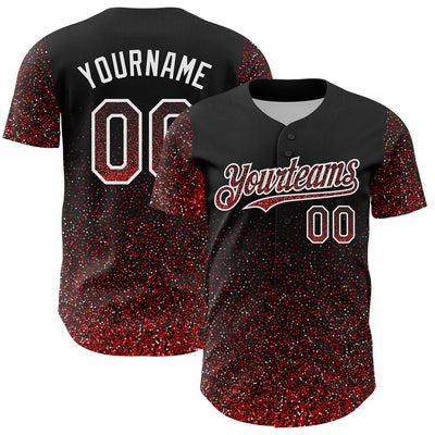 Custom Button Down Baseball Jersey Stitched Printed