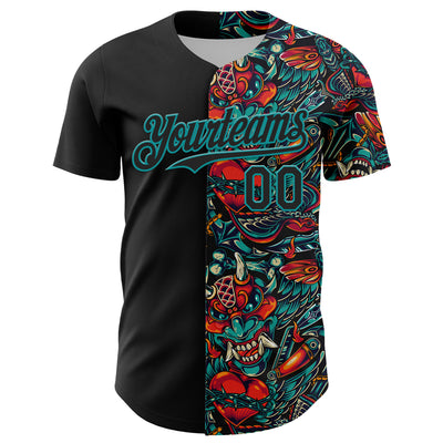 Personalized Baseball Shirt Button Down Stitched Printed