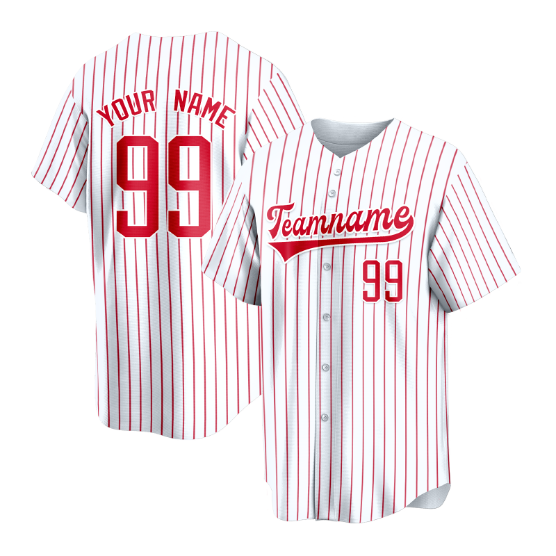 Personalized Baseball Shirt with Name Number and Logo for Company Teams