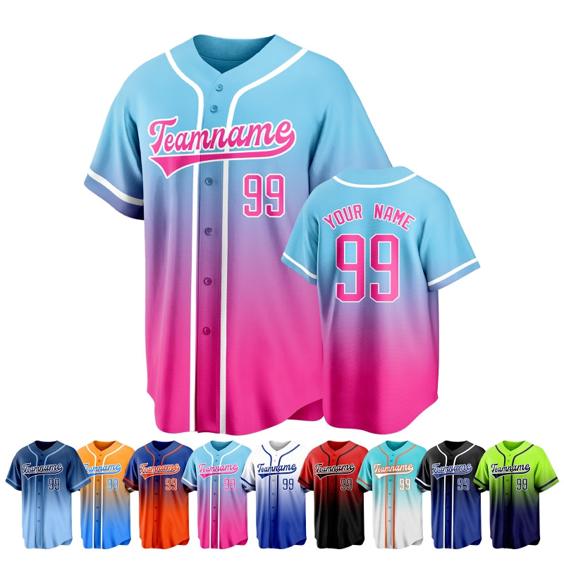 Custom Baseball Uniform Casual Stitched Printed