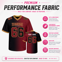 Personalized Football Jersey Stitched Printed Name Number for Corporate Groups