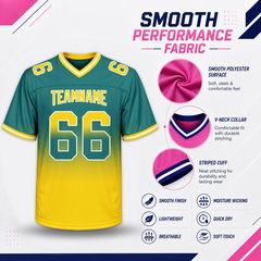 Slim Fit Custom Football Game Jersey for Family Matching