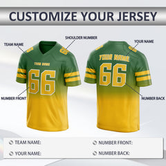 Custom Football Team Uniform Stitched Printed for Fundraiser Event