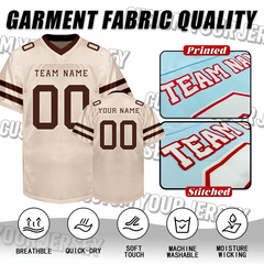 Stitched Printed Team Customization Custom Football Team Uniform