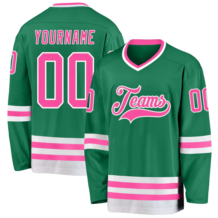 Rink Style Custom Hockey Shirt Stitched Printed Team Customization with Stitched Printed Name Number Team Logo for Men Women Youth Kids
