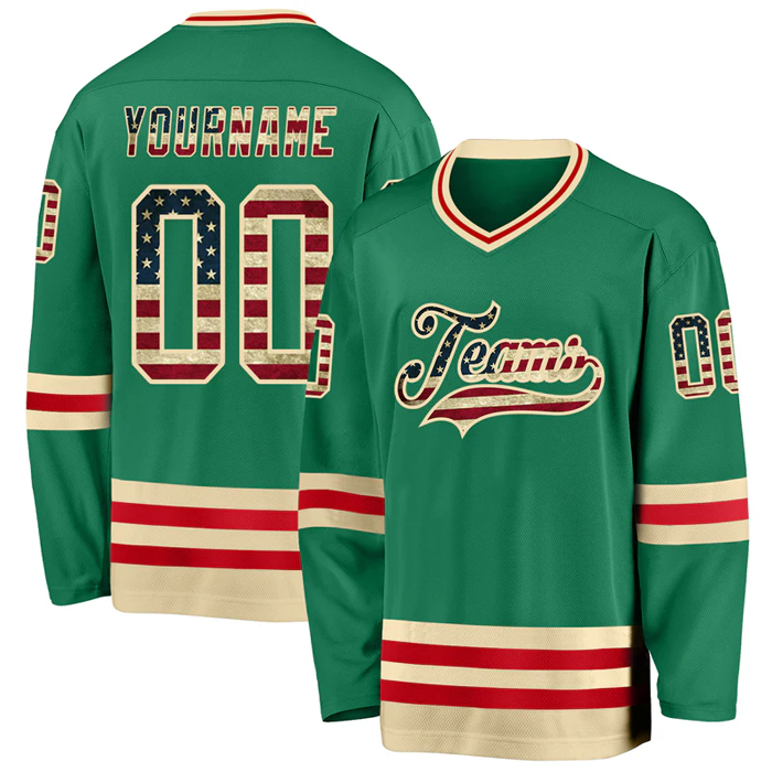 Custom Hockey Shirt Breathable for Company Teams with Personalized Name Number Logo for Teams Players and Fans