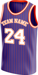 Embroidered and Printed Custom Sleeveless Basketball Jersey with Personalized Team Logo for Basketball Players