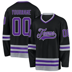 Stitched Printed Name Number Custom Ice Hockey Jersey with Custom Front and Back for Teams Players Fans Men Women Youth Kids