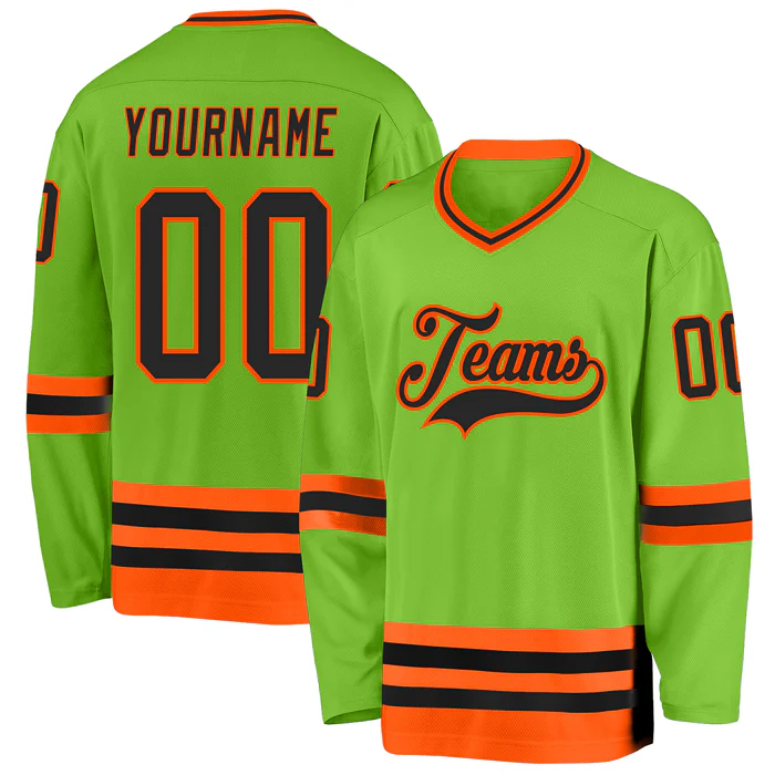 Custom Hockey Shirt Mesh Stitched Printed Name Number Logo with Stitched Printed Name Number Team Logo for Men Women Youth Kids
