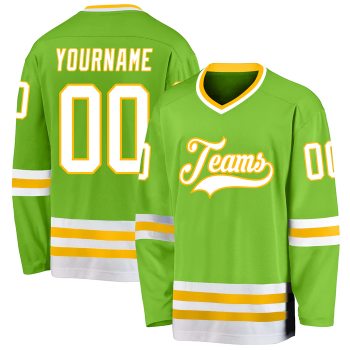 Custom Hockey Fan Shirt Breathable for Youth Kids Preschool with Custom Front Back Sleeve Details for Ice Hockey Teams