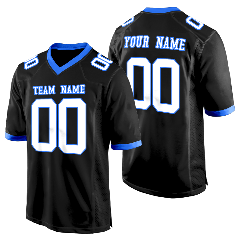 Custom Football Uniform Solid Stitched Printed Team Logo