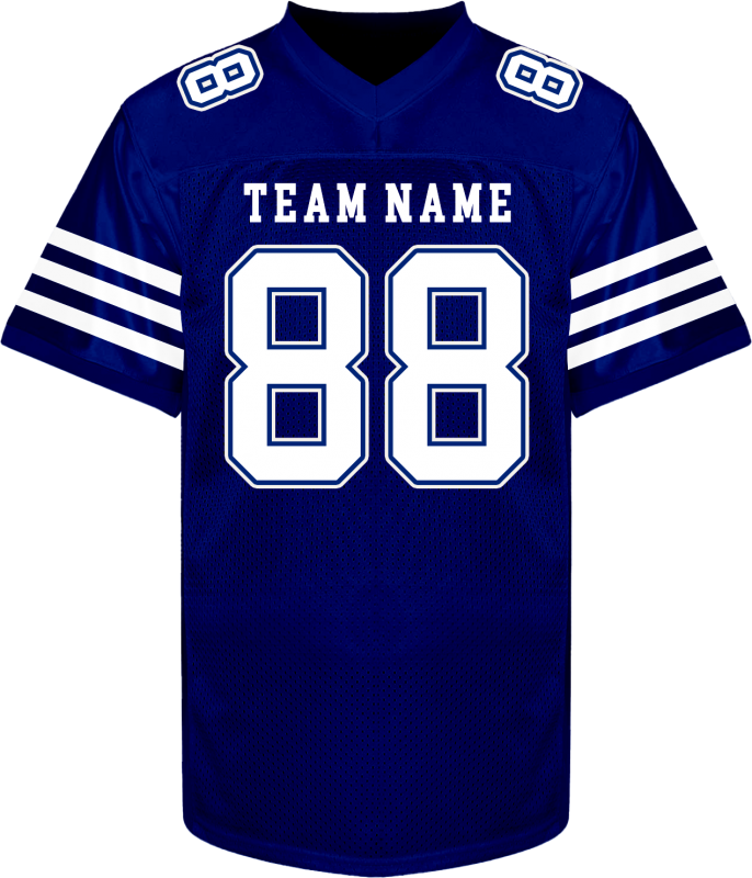 Custom Football Fan Jersey Stitched Printed for Team Uniform