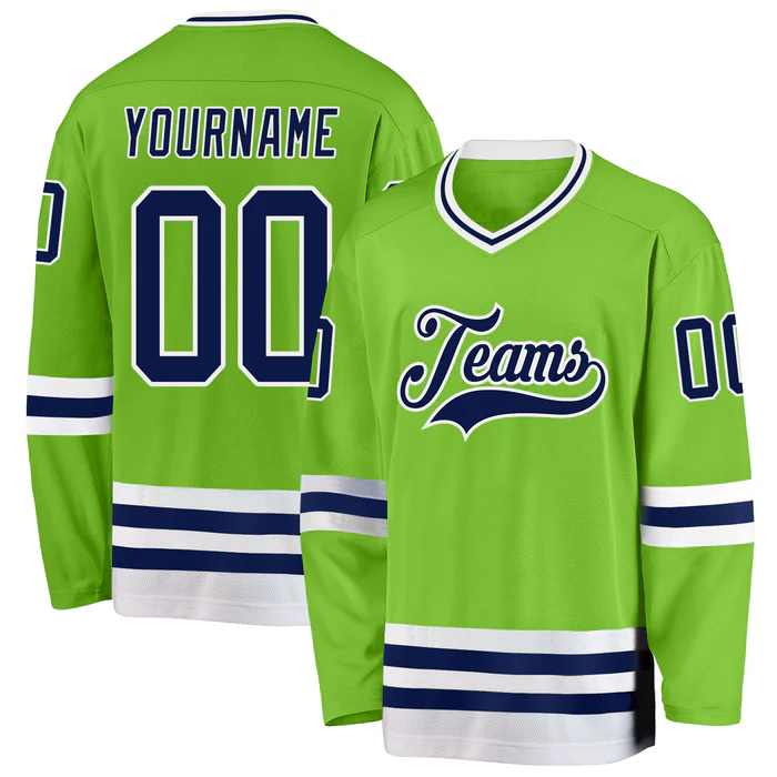 Stitched Printed Team Logo Personalized Hockey Jersey with Stitched Printed Name Number Team Logo for Men Women Youth Kids
