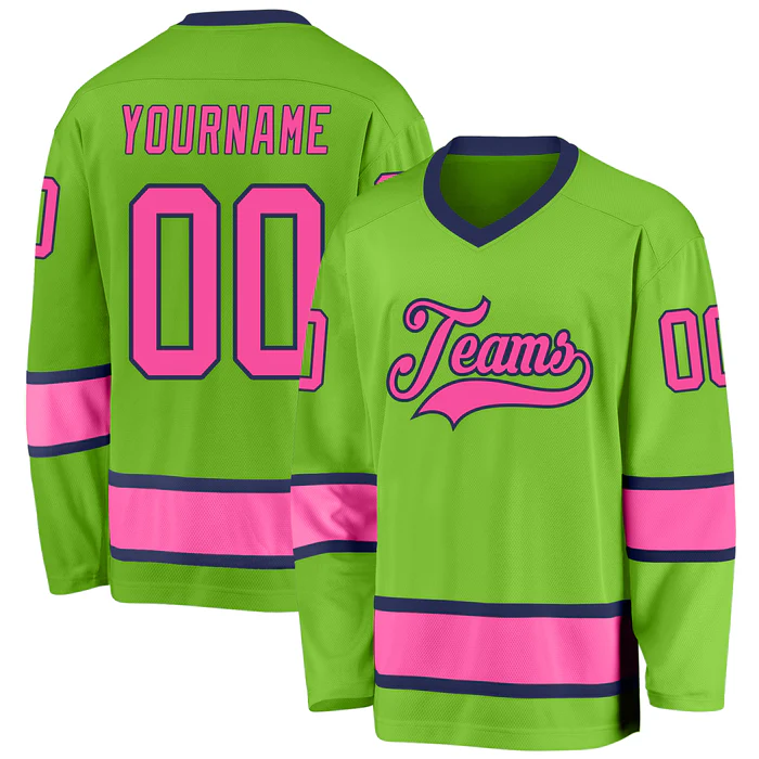 Custom Hockey Fan Shirt with Name and Number with Stitched Printed Team Customization for Teams Players Fans Men Women Youth Kids