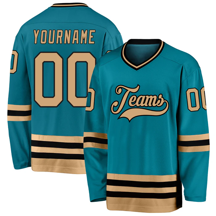 Personalized Hockey Jersey Breathable Stitched Printed Custom Design with Stitched Printed Name Number Team Logo for Men Women Youth Kids